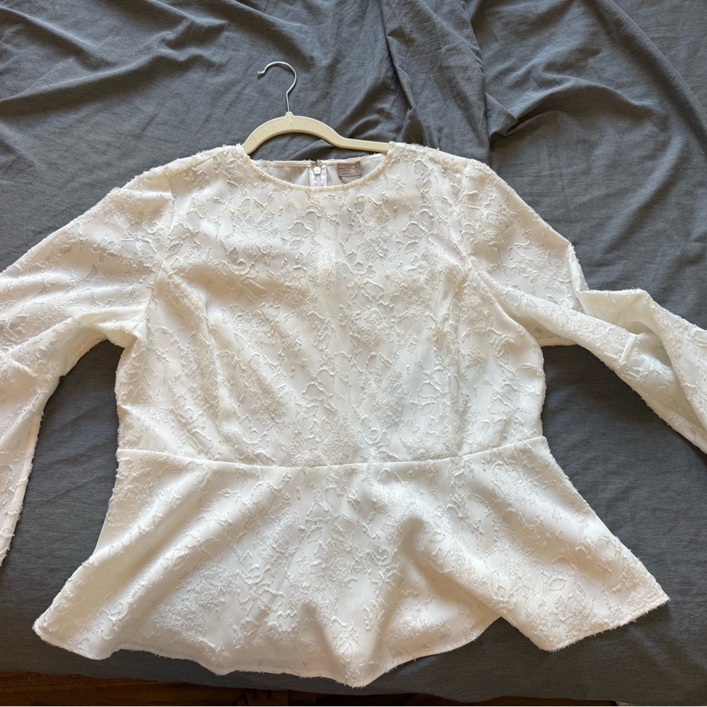 Chico's White Lace Blouse